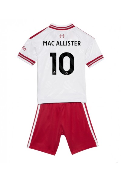 Liverpool Alexis Mac Allister #10 Babyklær Borte Fotballdrakt til barn 2026-27 Korte ermer (+ Korte bukser)